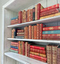 64 Vol. European leather-bound books / 9.5 - 12" inches - ONLY ONE AVAILABLE