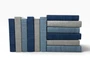 12 Vol-Grasscloth Mix-Mont-Mineral,Navy and Grey/Off-White Covers/ 8.5"-9.5"