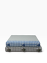 Sue Belle-Blue Check with Flower/Off-White Covers/ 8.5"-9.5"