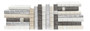 RB & RSL-Gray, RB & RSL-Cream, RB-White, and Silver Mix / Off-White Covers / 7.5"-9.5" - by the linear foot