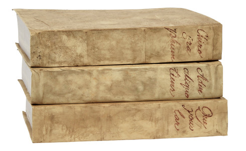 12 inch Full Antique Vellum Bound with Blank Pages (Sold by the