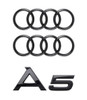 Genuine Audi Gloss Black Badge Kit - A5 Coupe/Cabriolet 2020+