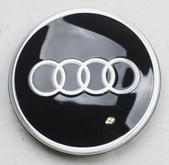 Audi Black alloy wheel centre cap 81A601170 Audi Parts Direct