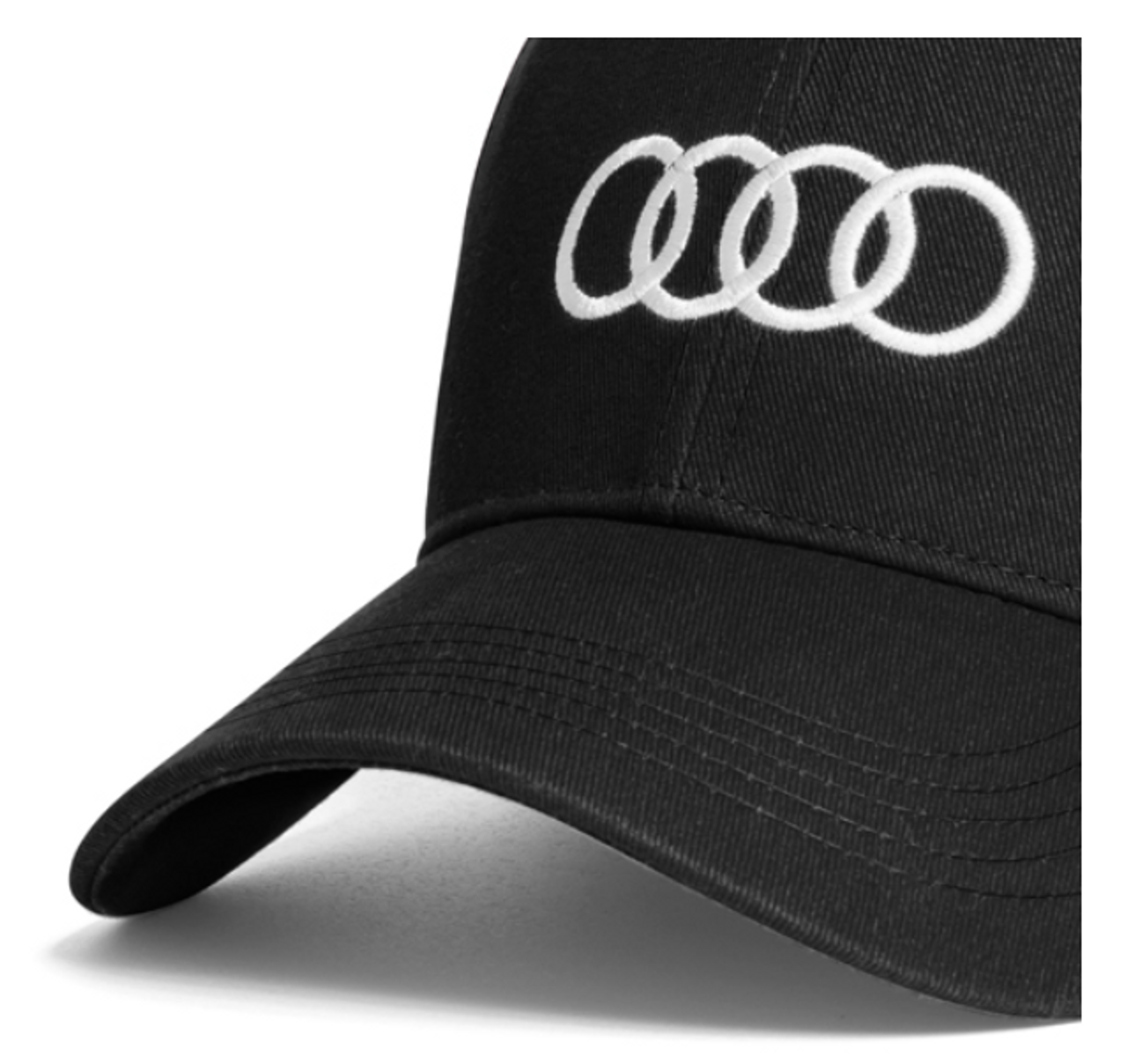 Genuine Audi Baseball Cap, black, Four Rings collection
