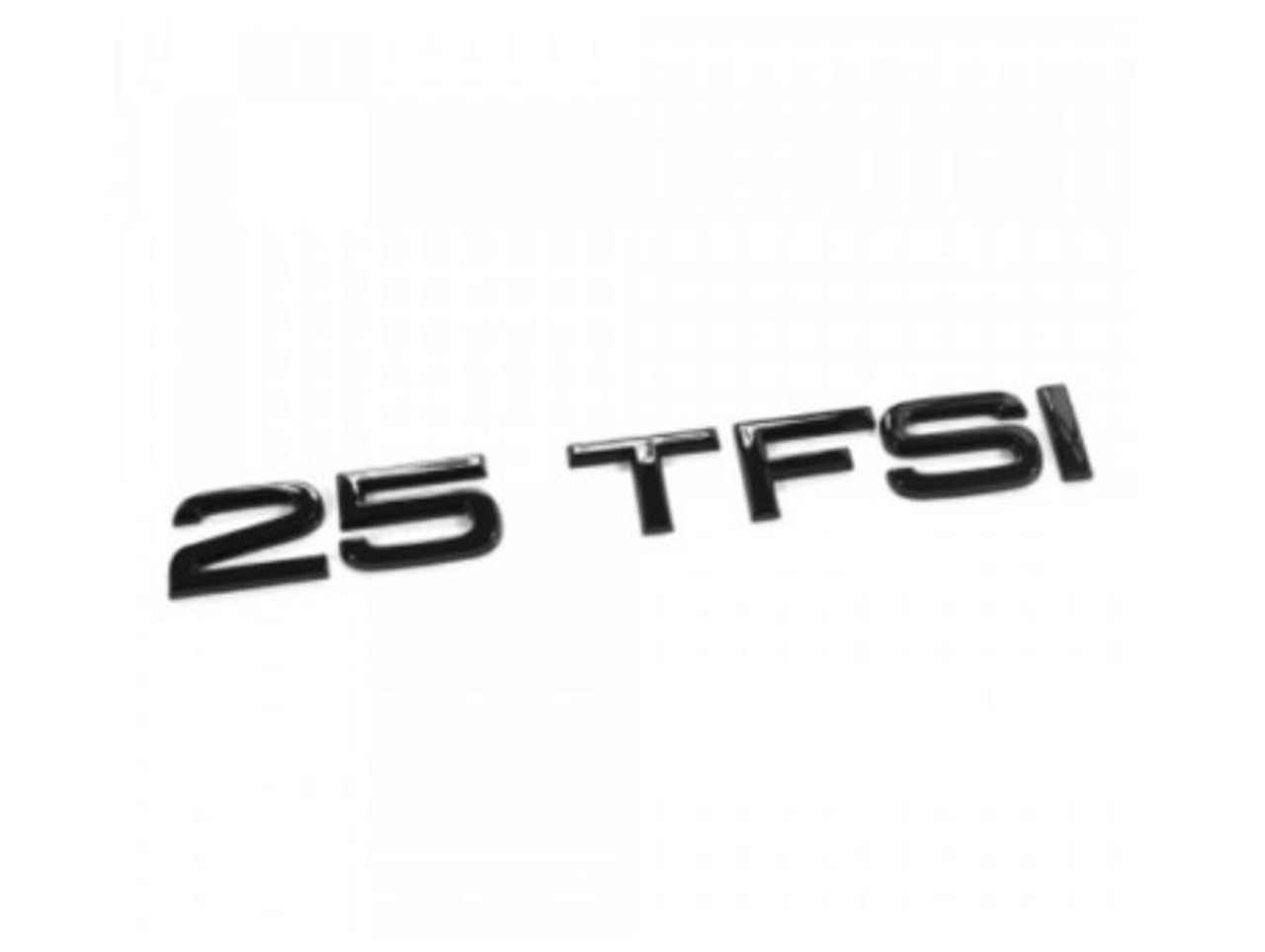 Audi A1 25 TFSI gloss black rear emblem - 82A853744 T94