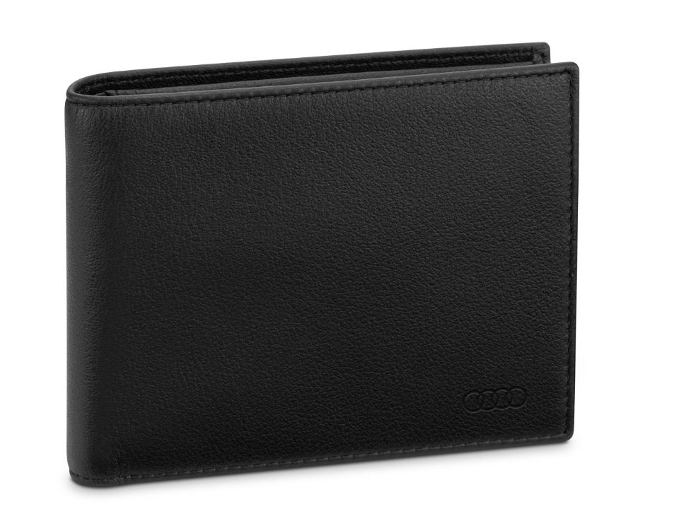 Audi wallet leather, men, black - 3152401000