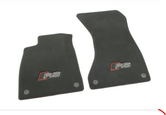 Audi RS4 RS5 RS Design Front Carpet Floor Mats - 8W2863691C MUK