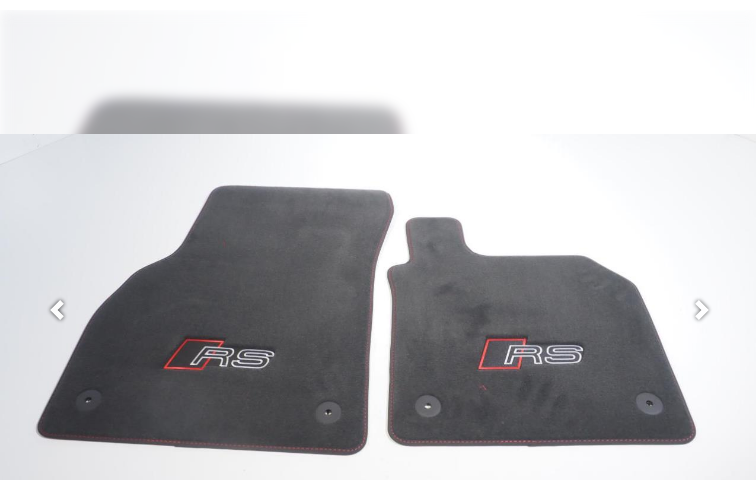 Audi TTRS Prestige front Floor mats - Crescendo Red