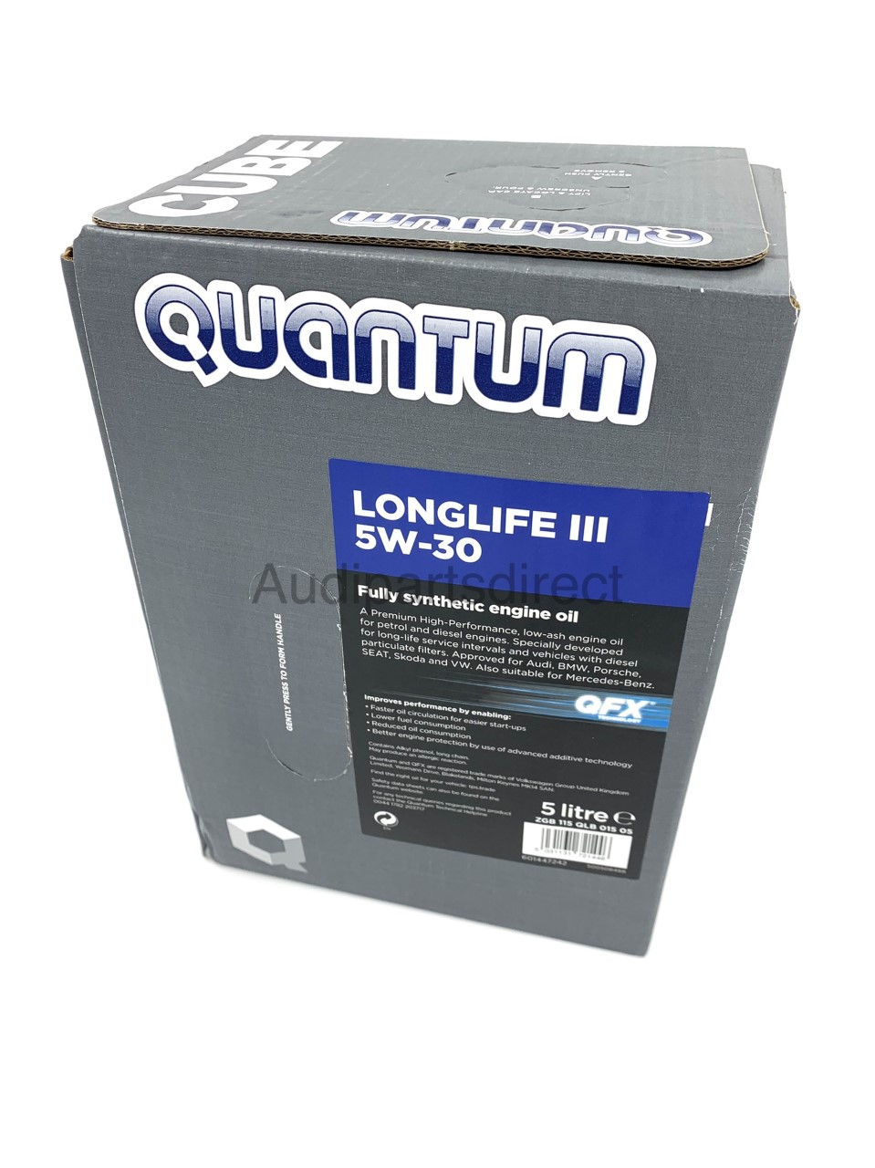 Quantum Longlife III 5W30 Fully Synthetic Oil 5L - Audi Parts Direct