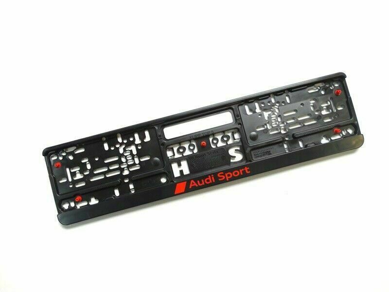 Audi Sport Number Plate Holder