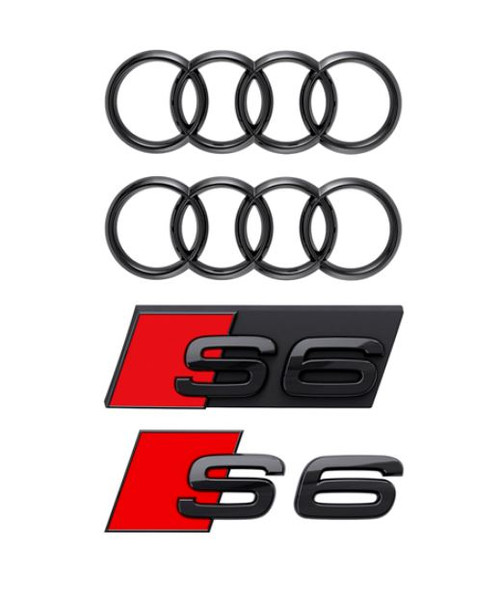 Genuine Audi Black Badge Kit - S6 Saloon/Avant 2019+