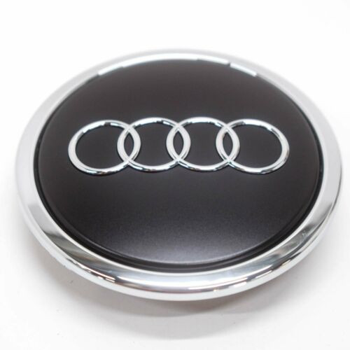 Audi matt black alloy wheel centre cap - 8T0601170A LT7