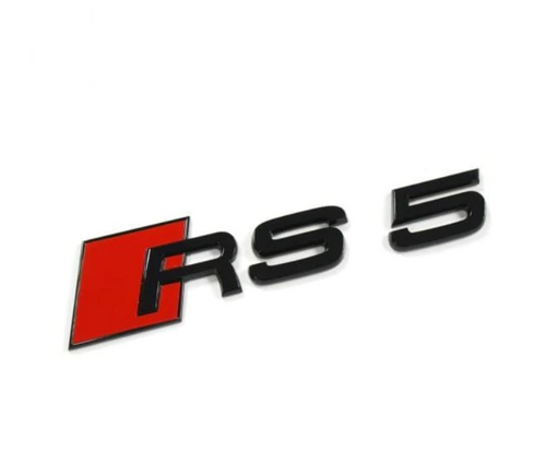 Audi RS5 Gloss black rear emblem - 8W6853740  T94