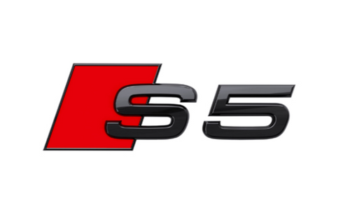 Audi S5 gloss black rear emblem/badge