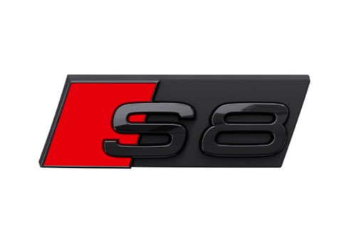Audi S8 gloss black front grille badge/emblem 2019-2020