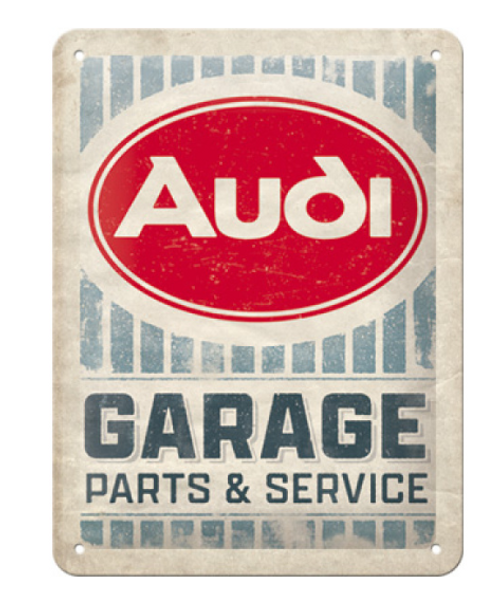 Audi Sign - Garage Parts & Service  A8-8 973