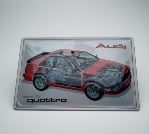 Tin-Plate Audi Sport quattro - A8-8985