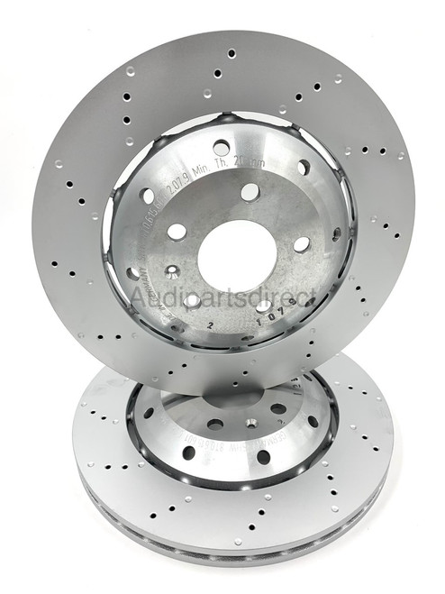 Genuine Audi RS5 2010-2016 Rear Brake Disc Set 8T0615601