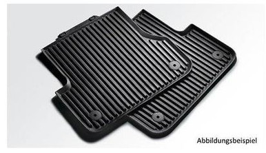A4 / A5 2008 to 2015 rear rubber floor mats – Sytner