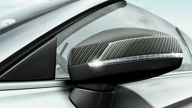 Audi A3 Carbon Wing Mirror Cover Set (with lane assist) 2013+