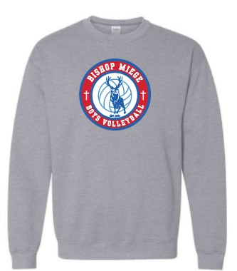 BM Grey Gildan - Heavy Blend™ Crewneck Sweatshirt - 18000