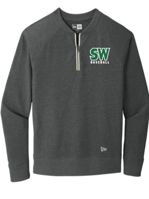 SW New Era ® Sueded Cotton Blend 1/4-Zip Pullover