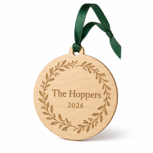 Personalized Wood Ornament