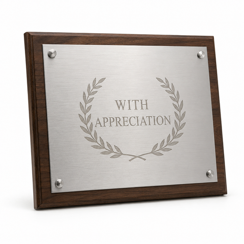 Custom Recognition Plaque
