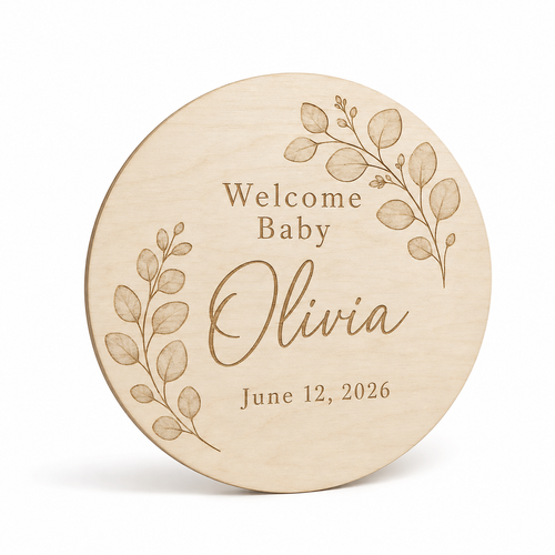Baby Birth Announcement Plaque