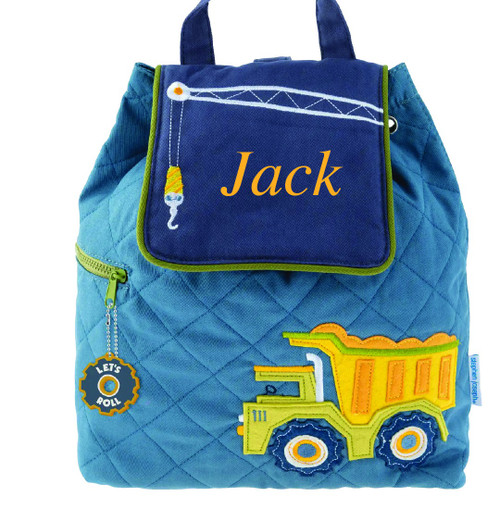 Personalized Quilted Backpack - Construction