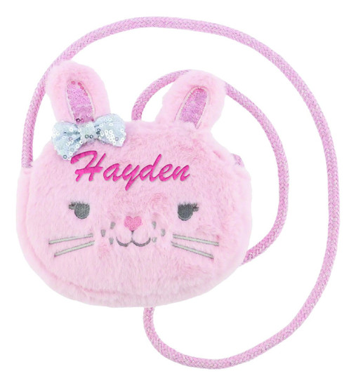 Personalized Plush Fashion Purse - Bunny