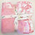 Applesauce Satin Trimmed Baby Blanket Pink