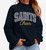 Aquinas Cheer  Mock Sweatshirt with Applique