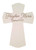 Personalized Wood Cross - White