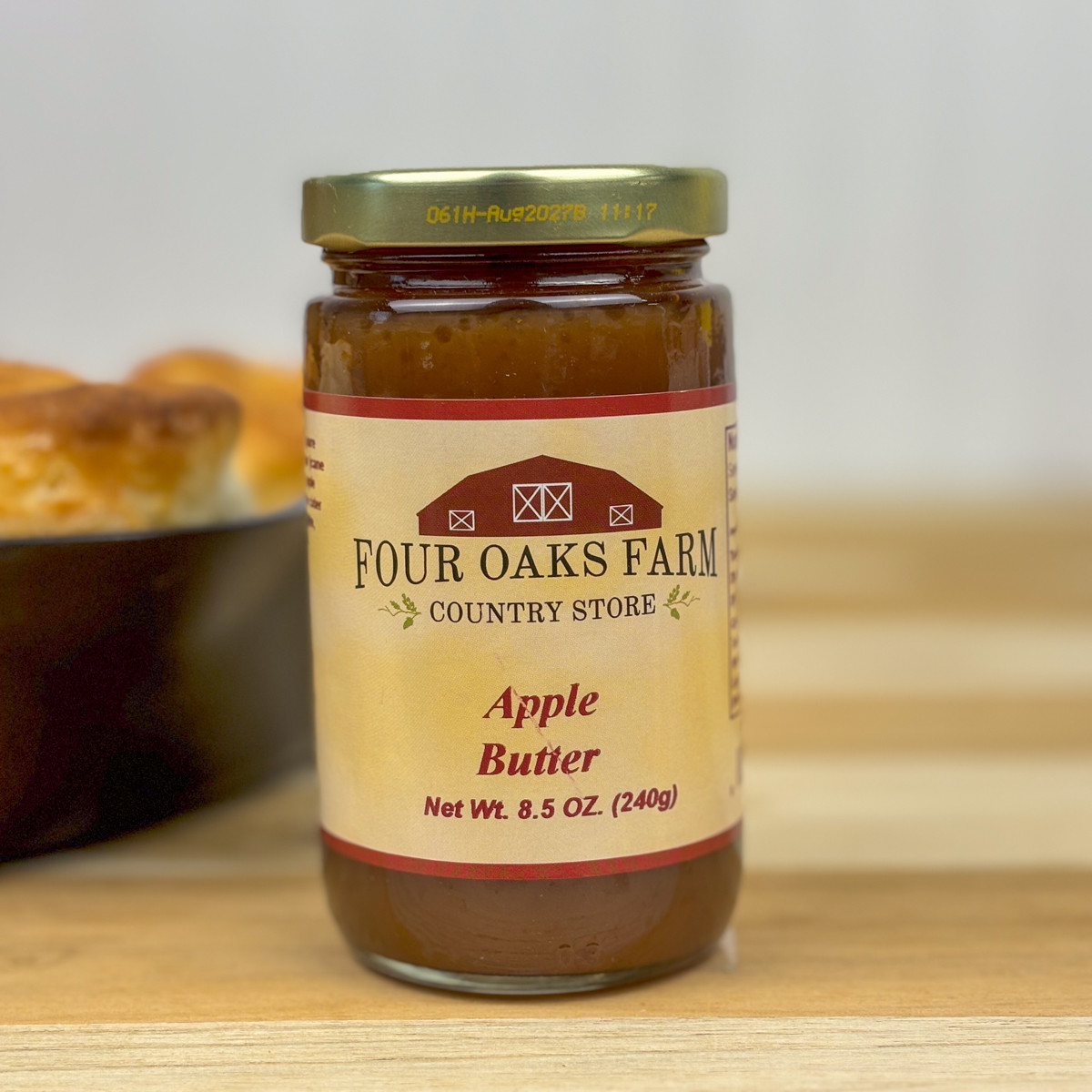 Apple Butter 8.5 oz - Homemade Southern Apple Butter | Four Oaks Farm