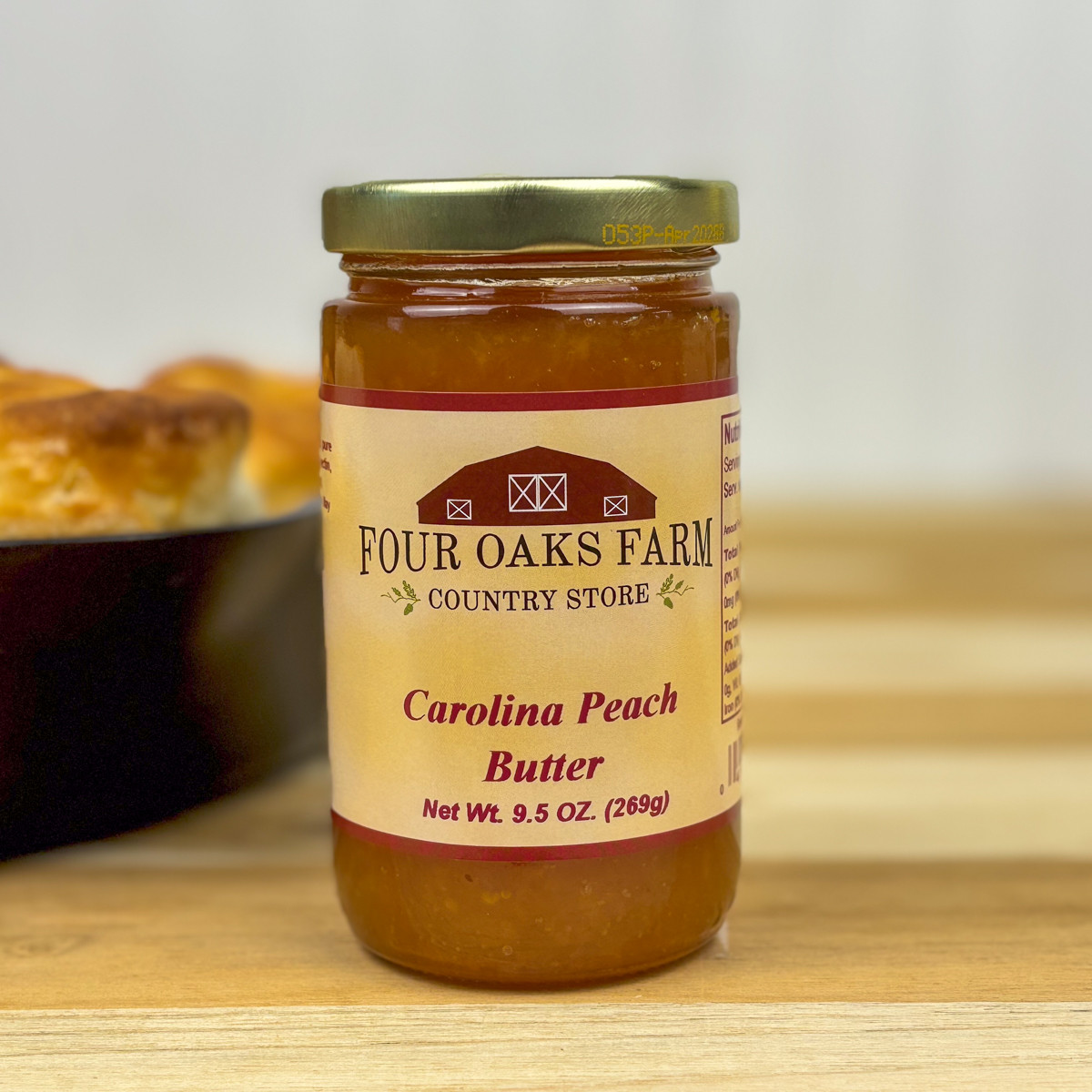 Peach Butter 9.5 oz | Four Oaks Farm Country Store