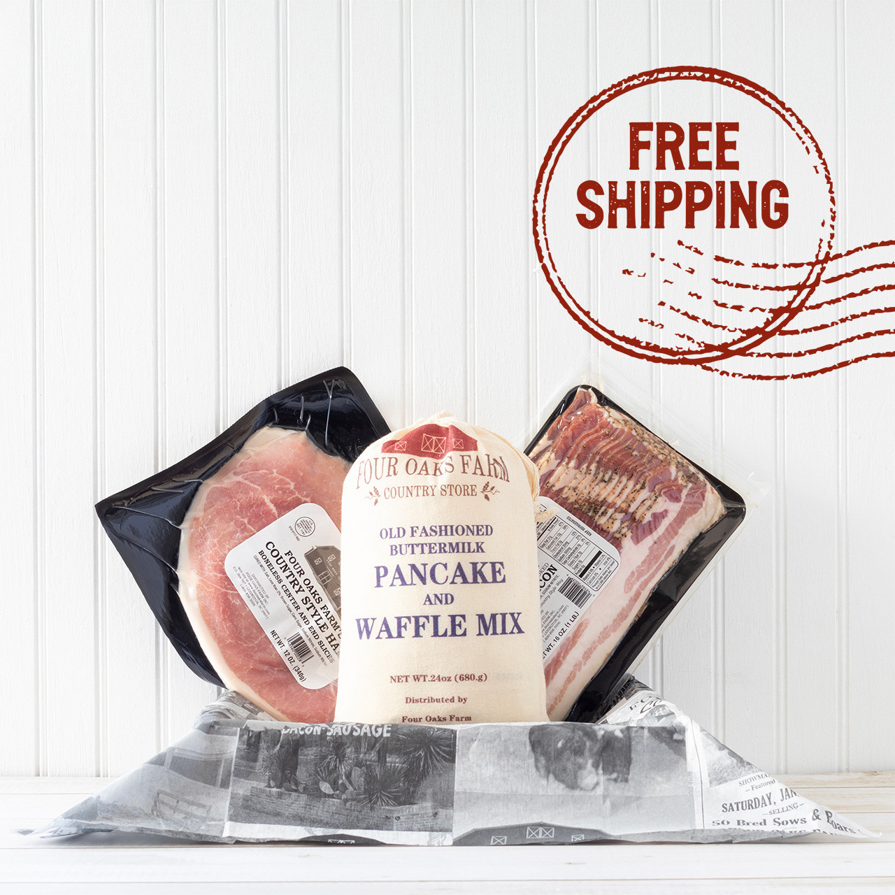 The Classic Gift Box | Southern Ham, Bacon & Pancakes