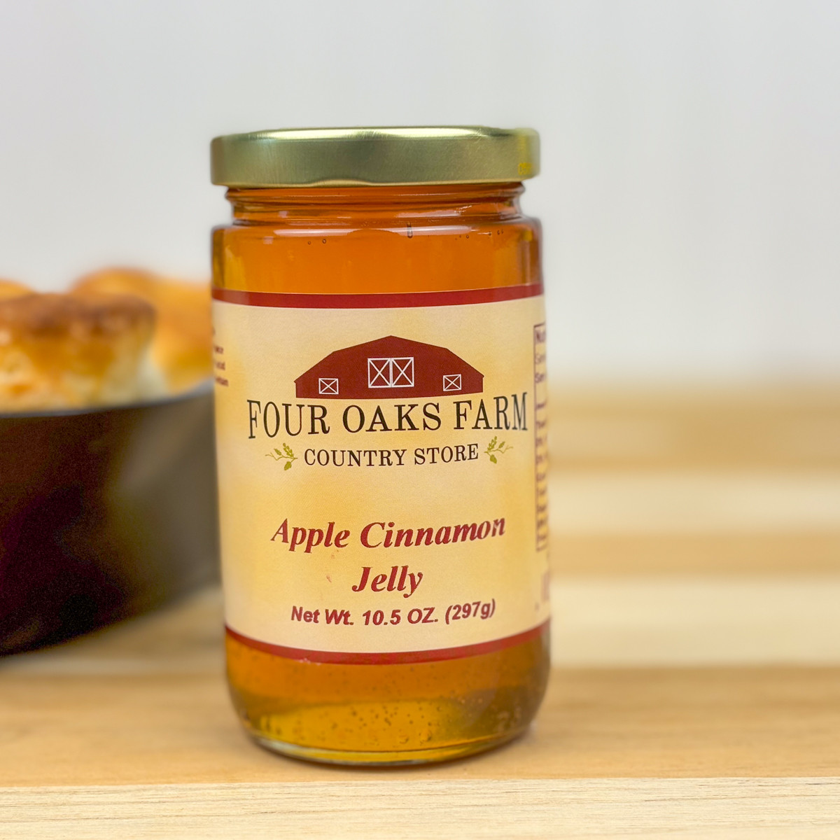*りんこ* Apple Cinnamon Jelly | Four Oaks Farm