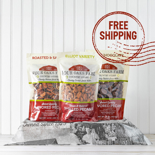 Assorted Pecan Trio Gift Box