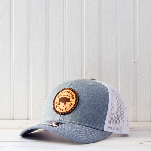 Gray & Burnt Orange Mesh Baseball Cap