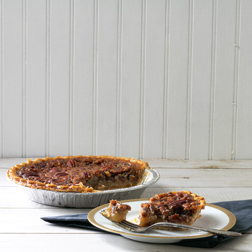 Homemade Pecan Pie Sliced