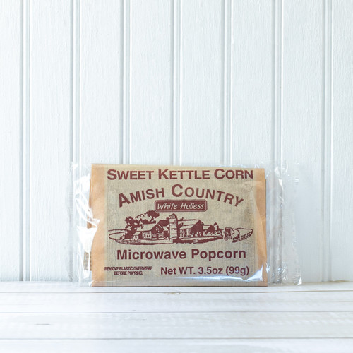 Sweet Kettle Corn White Hulless Microwave Popcorn Bag (3.5 Oz.)