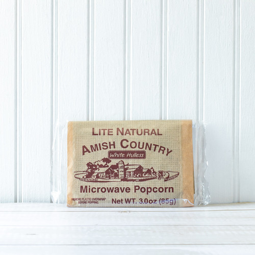 Lite Natural White Hulless Microwave Popcorn Bag (3.5 Oz.)