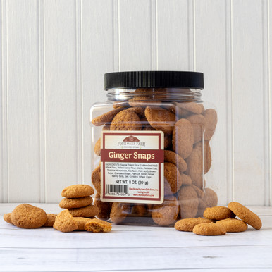 DOC　シンプソン クッキージャー Treasure Craft225 Ginger Snaps 8 oz - Traditional Spiced Cookies | Four Oaks Farm