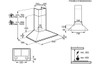 Electrolux LFC319X 90cm Pyramid Chimney Hood - Stainless Steel