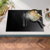 Caple DD820BK 80cm Induction Hob with Downdraft Extractor - Black Glass
