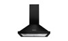Rangemaster 60cm Chimney Hood - Black/Chrome