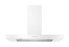 Rangemaster 100cm Flat Chimney Hood - White/Chrome