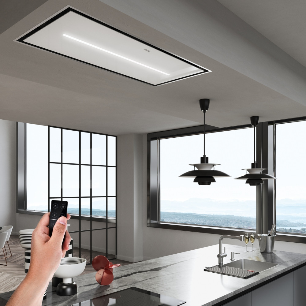 Hub Ceiling Franke Mythos 120cm Ceiling Air Hub | White Ceiling Hoods