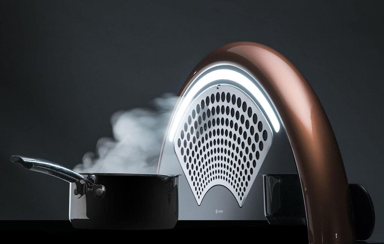 Caple 82cm Downdraft Extractor - Copper | Kitchen Hoods | Glass